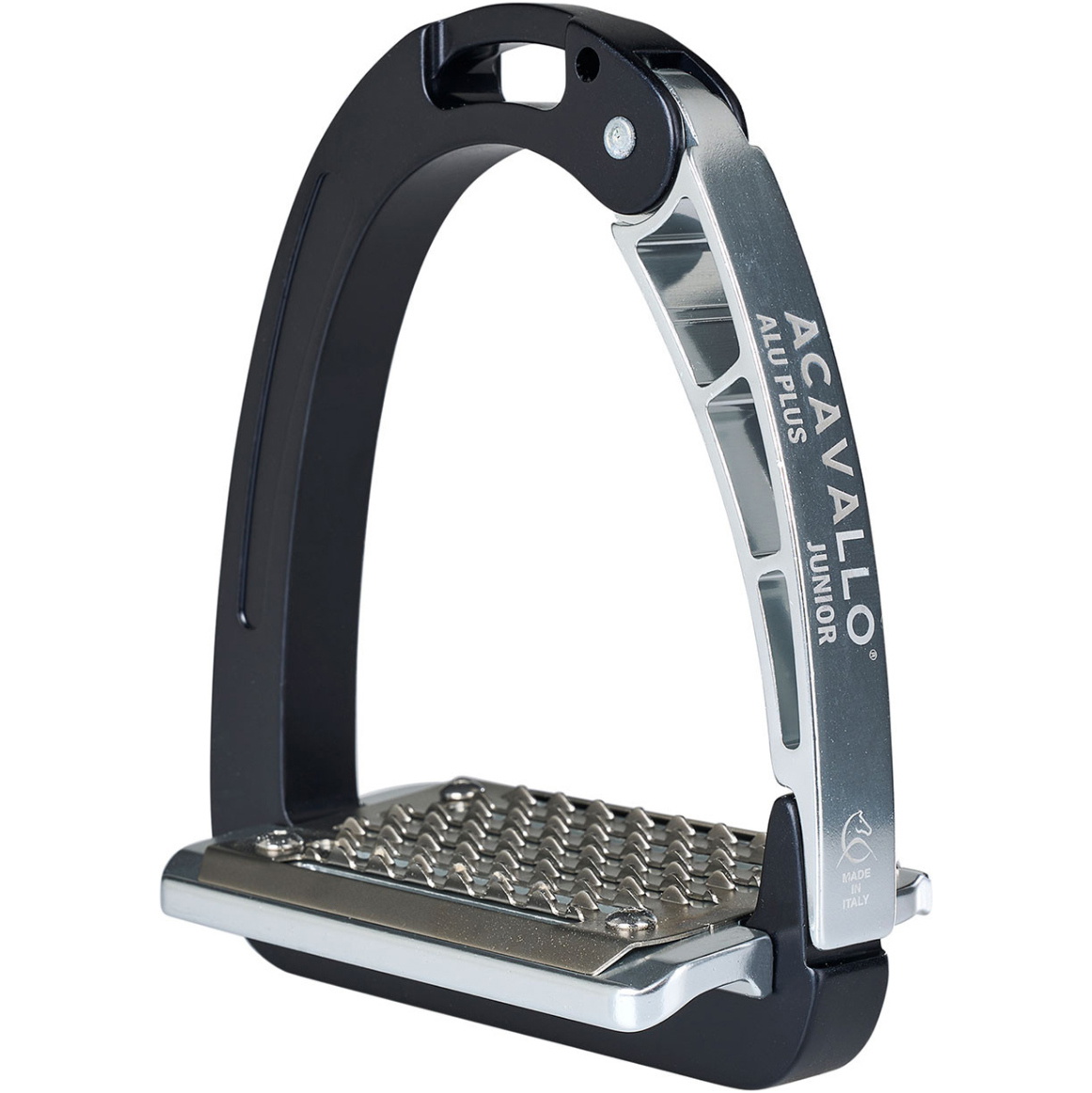 2026 Acavallo Arena Aluplus Junior Stirrups AC618 - Black